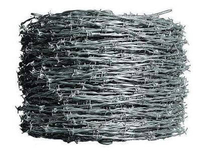 Galvanized Barbed Wire 1320' Roll  12 1/2 Gauge